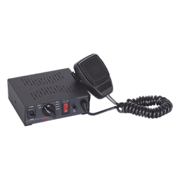 Sirena Vehicular / 100 W / Multivoltaje 12~24 VCD / 6 Tonos Clásicos / Micrófono Integrado / Certificación SAE J1849
