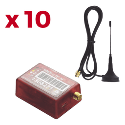 KIt de 10 Comunicadores de Alarma MN01LTEM con Antena 4GLTEM and 5G / Incluyen 2 Años de Cobertura / Aplicación Gratuita / Cero Configuración / Compatible Honeywell/DSC/CROW/PIMA