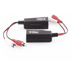 Balun Extensor de Audio Analogo Estereo RCA a RJ45 / Distancia 800 Metros (2625 Pies) / Cable CAT5-6 / Conector 100% Cobre / Protección TVS, Calidad Premium