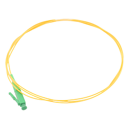 Pigtail de Fibra Óptica Monomodo LC/APC, Simplex de 1 Metro (3.28 Pies)