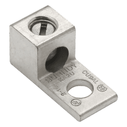 Terminal Universal de Aluminio/ 1 Orificio para Calibre  14- 6 AWG / Perno de 1/4" / AL-CU Estañado.