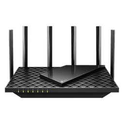 Router WiFi 6 Doble Banda / AX5400 MU-MIMO 4X4 y OFDMA / 1 puerto WAN 10/100/1000 Mbps / 4 puertos LAN 10/100/1000 Mbps / 1 puerto USB 3.0 /  6 potentes antenas / Administración App (Tether) o Página web / Protección HomeShield
