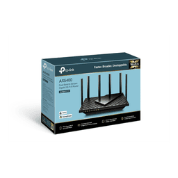 Router WiFi 6 Doble Banda / AX5400 MU-MIMO 4X4 y OFDMA / 1 puerto WAN 10/100/1000 Mbps / 4 puertos LAN 10/100/1000 Mbps / 1 puerto USB 3.0 /  6 potentes antenas / Administración App (Tether) o Página web / Protección HomeShield