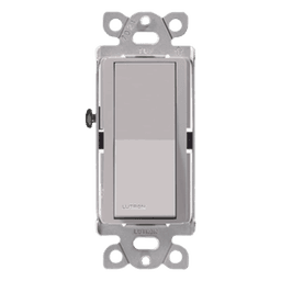 Interruptor de Pared / Un Polo / Paleta Grande / 15 A / 120/277 V / Cargas Generales y Motor / Sin Atenuación