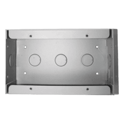 Caja de montaje en superficie de 3 gangs para anunciadores remotos LCD-80F y FDU-80