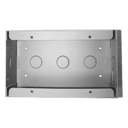 Caja de montaje en superficie de 3 gangs para anunciadores remotos LCD-80F y FDU-80
