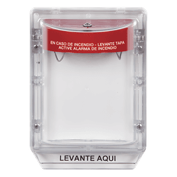Cubierta Protectora de Policarbonato / Sirena 95 o 105 dB / Espaciador Transparente / Etiqueta en Español / Diseño Universal / Certificaciones UL, FM, ADA, cUL