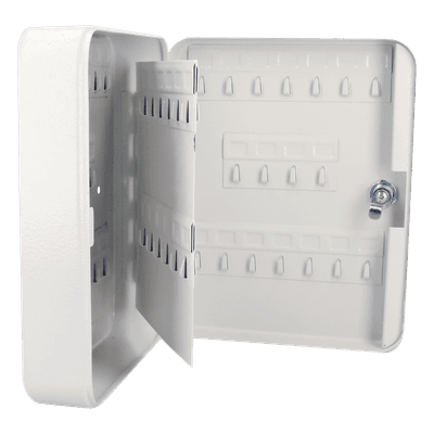 Caja para Llaves / 60 Ganchos / Acero / 8.2 x 9.8 x 3.0 in / Cerradura de Latón