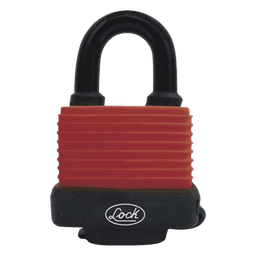 Candado Impermeable / Arco Corto 26 mm / Grosor Cuerpo 32 mm / Nivel de Seguridad 4 / Llave Estándar