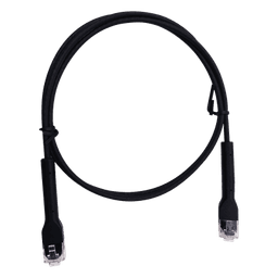 Cable de Parcheo UTP / Cat6 / 0.5 m (1.64 ft) / Ultra Slim / RJ45 8(8) / 250 MHz / Negro