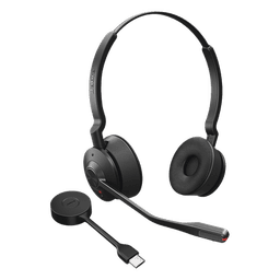 Diadema / Auricular Jabra Engage 55 Stereo / DECT USB-A / Cancelación Activa de Ruido / 150m Alcance (9559-450-125)
