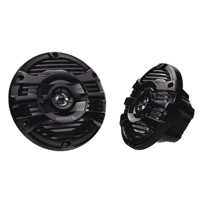 Par de Altavoz Marino de 6.5" / 2 Vías / 4 Ohm / 50W RMS / PP Resistente al Agua / Rejilla UV 
