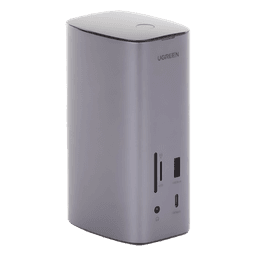HUB USB-C (Docking Revodok Pro) 12 en 1 | 2 USB-A 3.0 | 1 USB-C PD Carga 100W | 1 USB-A 3.1 | 1 USB-C 3.1 | HDMI 4K | HDMI 8K Ultra HD | Display Port 4K | RJ45 (Gigabit) | Lector Tarjeta SD + Micro SD (TF) | Jack Audio 3.5mm.