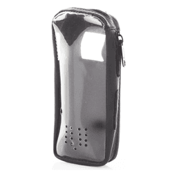 Funda de Piel Reforzada, con Frente Transparente para Serie Satelital IC-SAT100.