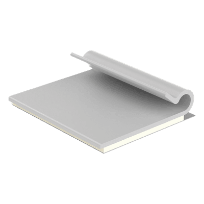 Clip Adhesivo Tipo J, Para Cables de Hasta 4.8 mm de Diámetro, Uso Interior, Color Gris, Paquete de 100pz 