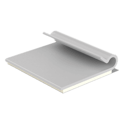 Clip Adhesivo Tipo J, Para Cables de Hasta 4.8 mm de Diámetro, Uso Interior, Color Gris, Paquete de 100pz 