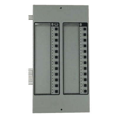 Módulo Anunciador de Control / 24 Puntos / LED Tricolor Programable / Comunicación EIA-485 hasta 1,828.8 m (6,000 ft) / Sonda Piezoeléctrica / Compatible Serie ONYX