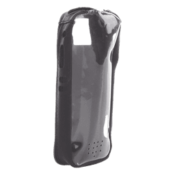 Funda de Piel Reforzada / Visor Frontal Transparente / Cierre Metálico / Compatible IC-A25