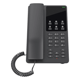 Teléfono IP Hotelero / 2 Líneas SIP / Audio HD Opus / 6 Teclas Programables / 10 Marcación Rápida / Montaje Pared o Escritorio