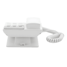Teléfono IP Hotelero / Wi-Fi Dual Band 2.4/5 GHz / 2 Líneas SIP / Audio HD Opus / Resiliencia 30% Pérdida de Paquetes / Montaje en Pared