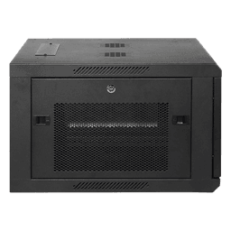 Gabinete Fijo para Montaje en Pared con Puerta Perforada, 6UR (600 x 372 x 600 mm) (An. x Al. x Prof.)