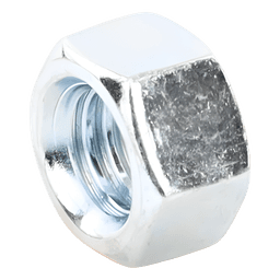 Tuerca Hexagonal / Acero al Carbono Grado 2 / Galvanizada / 3/8" (9.5 mm) / 100 Piezas