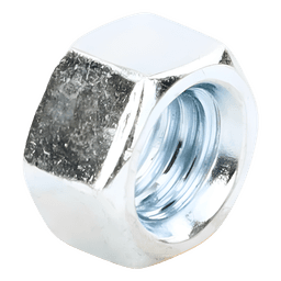 Tuerca Hexagonal / Acero al Carbono Grado 2 / Galvanizada / 3/8" (9.5 mm) / 100 Piezas