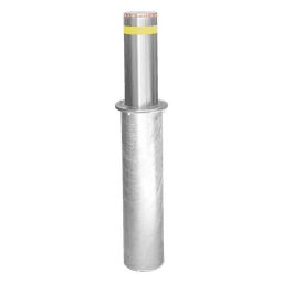Bolardo Hidráulico Antiembestida / 220 mm × 600 mm (0.72 ft × 1.97 ft) / Acero Inoxidable 304 / 200,000 J / Ciclo 4 s / 100 Ciclos/h