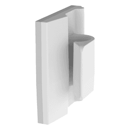 Clip de Nylon 6.6 con Adhesivo, Para Cables de Hasta 15.8 mm de Diámetro, Uso Interior, Color Natural, Paquete de 1000pz