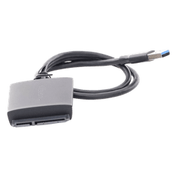 Adaptador USB 3.0 a SATA III | Compatible con Disco Duro HDD y SSD de 2.5" y 3.5" de hasta 12 TB | Velocidad USB 3.0 de hasta 5 Gbps | Alta Velocidad con UASP & TRIM | Cable de 50 cm.