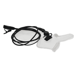Micrófono-Audífono de Solapa / Tubo Acústico Transparente / Sensibilidad -42 dB / Bocina 112 dB / Conector 3.5 mm PTT / Operación -20°C a 70°C