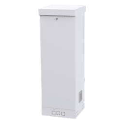 Gabinete para Piso, Capacidad, 31 Unidades de Rack, Doble puerta y Postes frontales e intermedios ajustables, Color Blanco, Se envía el Gabinete Armado.