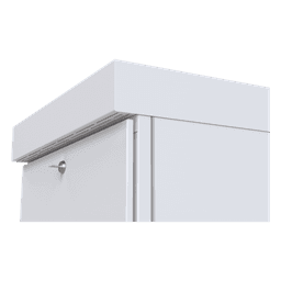 Gabinete para Piso, Capacidad, 31 Unidades de Rack, Doble puerta y Postes frontales e intermedios ajustables, Color Blanco, Se envía el Gabinete Armado.