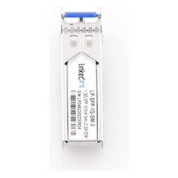 Transceptor Óptico SFP (Mini-Gbic) / Monomodo 1310 nm / 1.25 Gbps / 1000BASE / Conectores LC/UPC Dúplex / DDM / Hasta 3 km 
