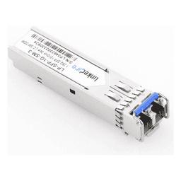 Transceptor Óptico SFP (Mini-Gbic) / Monomodo 1310 nm / 1.25 Gbps / 1000BASE / Conectores LC/UPC Dúplex / DDM / Hasta 3 km 
