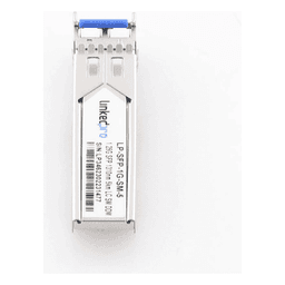 Transceptor Óptico SFP (Mini-Gbic) / Monomodo 1310 nm / 1.25 Gbps / 1000BASE / Conectores LC/UPC Dúplex / DDM / Hasta 5 km 