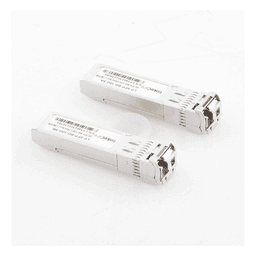 Transceptores Ópticos Bidireccionales SFP+ (Mini-Gbic) / Monomodo 1270 & 1330 nm / 10 Gbps / 10GBASE-BX / Conector LC/UPC Simplex / DDM / Hasta 5 km / 2 Piezas 
