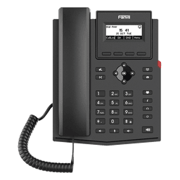 Teléfono IP / 2 Líneas SIP / Pantalla LCD 2.3" 132x64 / Audio HD G.722 y Opus / Conferencia 6 Vías / PoE 802.3af / Puertos Ethernet Duales 10/100 / Soporte EHS