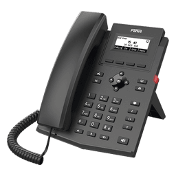 Teléfono IP / 2 Líneas SIP / Pantalla LCD 2.3" 132x64 / Audio HD G.722 y Opus / Conferencia 6 Vías / PoE 802.3af / Puertos Ethernet Duales 10/100 / Soporte EHS