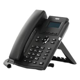 Teléfono IP / 2 Líneas SIP / Pantalla LCD 2.3" 132x64 / Audio HD G.722 y Opus / Conferencia 6 Vías / PoE 802.3af / Puertos Ethernet Duales 10/100 / Soporte EHS