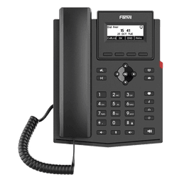 Teléfono IP / 2 Líneas SIP / Pantalla LCD 2.3" 132x64 / Audio HD G.722 y Opus / Conferencia 6 Vías / PoE 802.3af / Puertos Ethernet Duales Gigabit / Soporte EHS