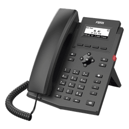 Teléfono IP / 2 Líneas SIP / Pantalla LCD 2.3" 132x64 / Audio HD G.722 y Opus / Conferencia 6 Vías / PoE 802.3af / Puertos Ethernet Duales Gigabit / Soporte EHS