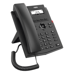 Teléfono IP / 2 Líneas SIP / Pantalla LCD 2.3" 132x64 / Audio HD G.722 y Opus / Conferencia 6 Vías / PoE 802.3af / Puertos Ethernet Duales Gigabit / Soporte EHS