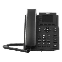 Teléfono IP empresarial para 4 líneas SIP con pantalla LCD de 2.4 pulgadas a color, Opus y conferencia de 3 vías, PoE.