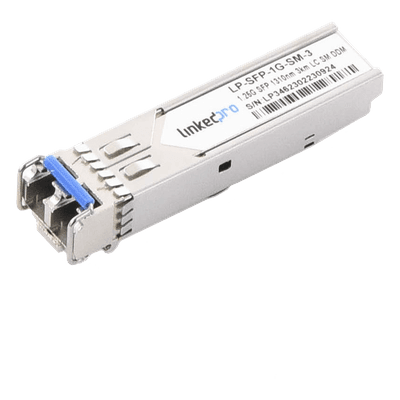 Transceptor Óptico SFP (Mini-Gbic) / Monomodo 1310 nm / 1.25 Gbps / 1000BASE-EX / Conectores LC/UPC Dúplex / DDM / Hasta 40 km 