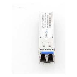 Transceptor Óptico SFP (Mini-Gbic) / Monomodo 1310 nm / 1.25 Gbps / 1000BASE-EX / Conectores LC/UPC Dúplex / DDM / Hasta 60 km 