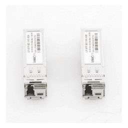 Transceptores Ópticos Bidireccionales SFP+ (Mini-Gbic) / Monomodo 1270 & 1330 nm / 10 Gbps / 10GBASE-BX / Conector LC/UPC Simplex / DDM / Hasta 60 km / 2 Piezas 