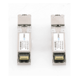 Transceptores Ópticos Bidireccionales SFP+ (Mini-Gbic) / Monomodo 1490 & 1550 nm / 10 Gbps / 10GBASE-BX / Conector LC/UPC Simplex / DDM / Hasta 80 km / 2 Piezas 