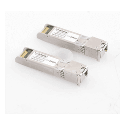 Transceptores Ópticos Bidireccionales SFP+ (Mini-Gbic) / Monomodo 1490 & 1550 nm / 10 Gbps / 10GBASE-BX / Conector LC/UPC Simplex / DDM / Hasta 80 km / 2 Piezas 