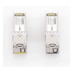 Transceptores Ópticos Bidireccionales SFP+ (Mini-Gbic) / Monomodo 1490 & 1550 nm / 10 Gbps / 10GBASE-BX / Conector LC/UPC Simplex / DDM / Hasta 100 km / 2 Piezas 